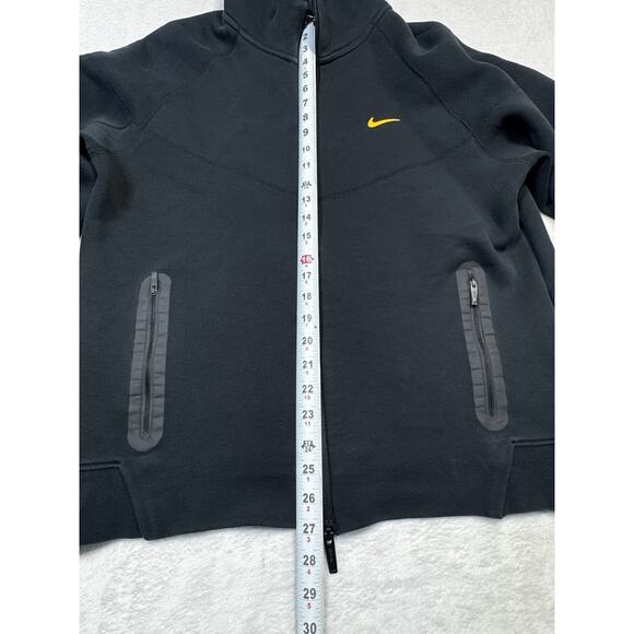 Nike NOCTA Tech Fleece Full Zip Hoodie Black Yellow XL Drake Collaboration - Picture 9 of 10